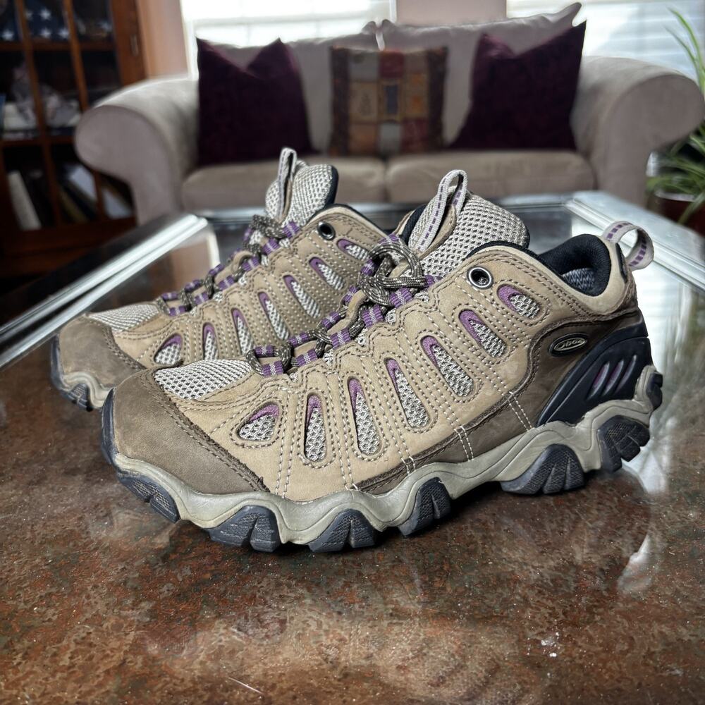 Oboz Sawtooth II Low Hiking Shoes Womens Size 8 Brown Trail Waterproof Sneakers